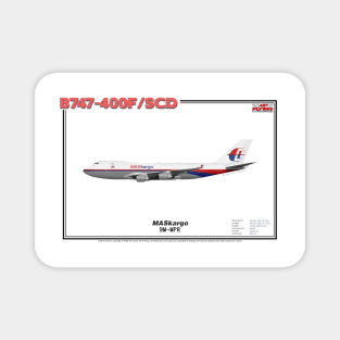 Boeing B747-400F/SCD - MASkargo (Art Print) Magnet