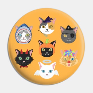 HALLOWEEN CATS Pin