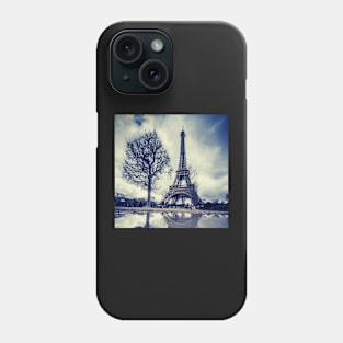 Eiffel Tower And The Tree Phone Case