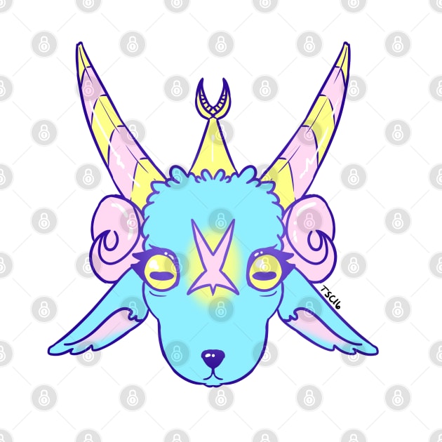 Pastel Baphomet by TheSpaceCase