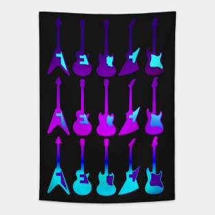 Eighties Guitars Tapestry