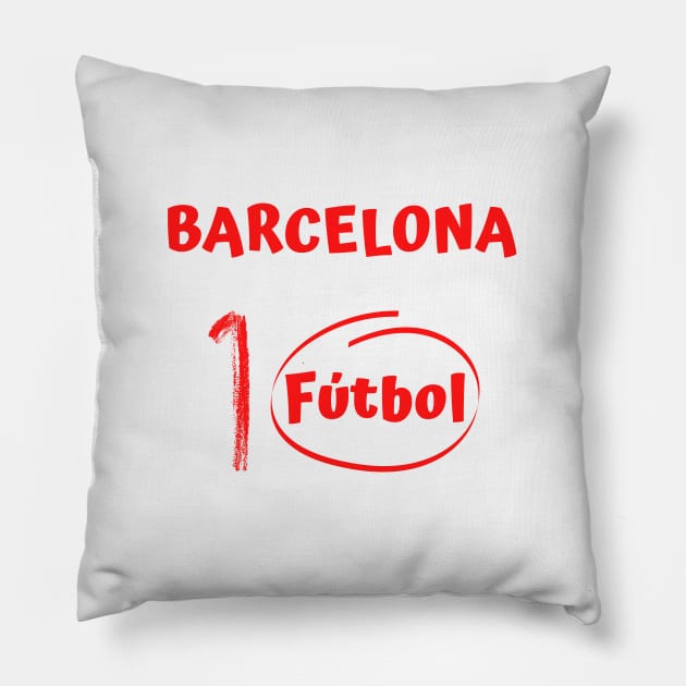 Barcelona Futbol Pillow by SoccerOrlando