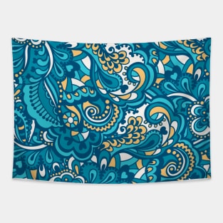 Seamless Flower Pattern Design Tapestry