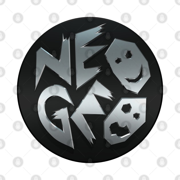 Neo Geo (chrome on black) by CCDesign