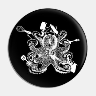 Octopus Chef Pin