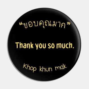 Thank you so much. Pin