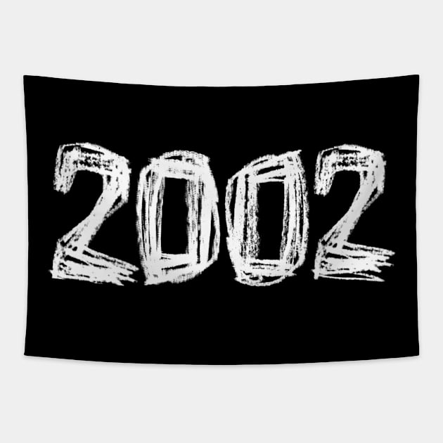 2002 Birthday, Birth Year 2002, Born in 2002 Tapestry by badlydrawnbabe