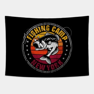 Fishing Camp New York summer vacation 2021 gifts Tapestry