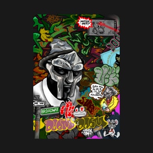 MF DOOM T'shirt ''inspirational flows" T-Shirt