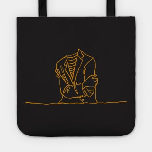 Gentleman holding arms-gentleman design Tote