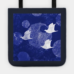 Three Cosmic Birds Digitally Altered Version of Original Work 13 Tote