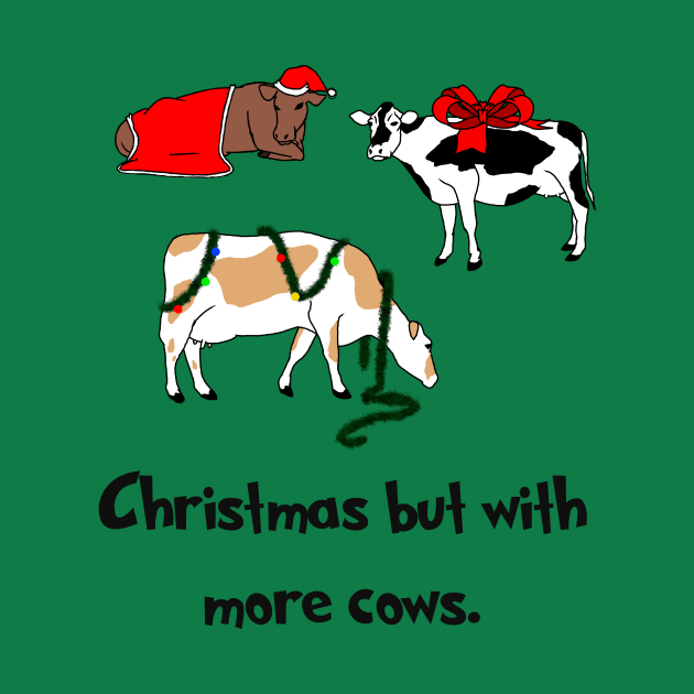 Cow Christmas by WereTermite