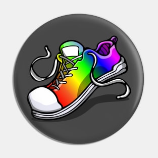 Pride Shoe *Rainbow* Pin