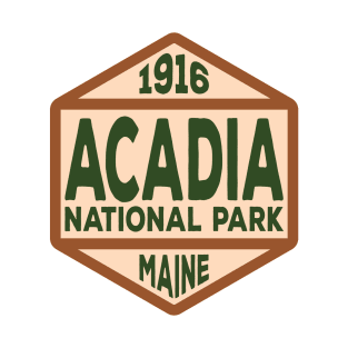 Acadia National Park badge T-Shirt