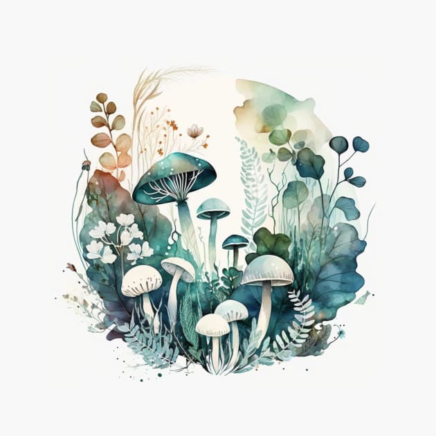 Mushroom Patch Design by Star Scrunch