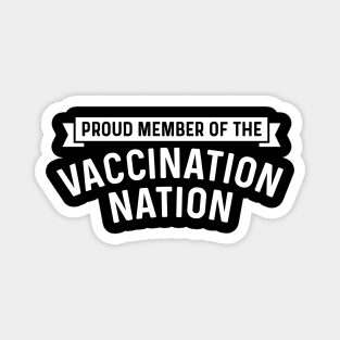 Vaccination Nation coronavirus Magnet