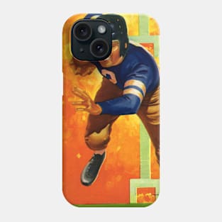 Vintage Sports Football Player Quarterback Running Phone Case