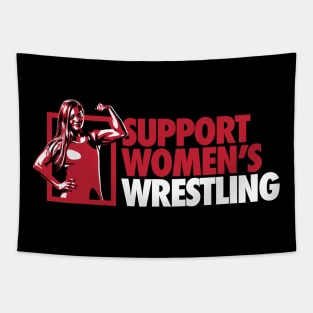 Support women's wrestling Tapestry