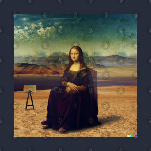 Mona Lisa Full Size Painting V2 by Matt's Wild Designs