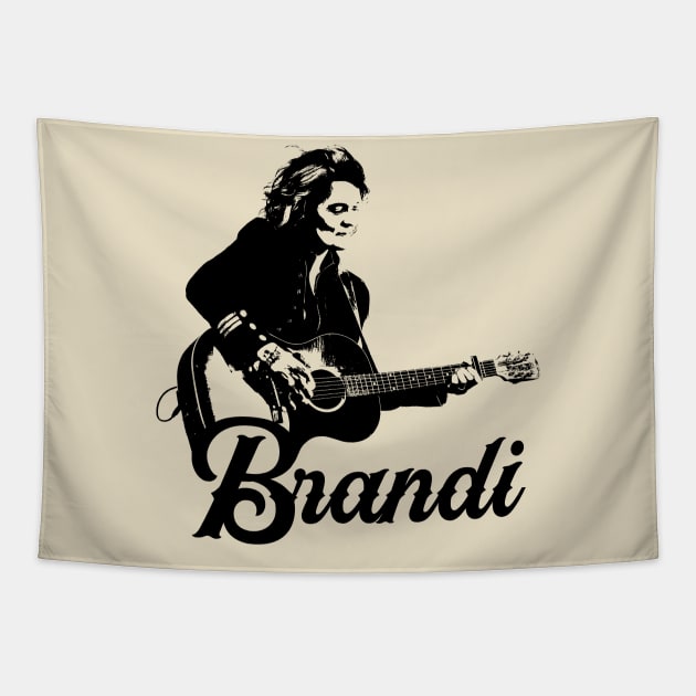 Classic Music Brandi Lover Gift For Fans Tapestry by LloydFernandezArt