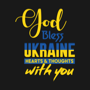 Ukraine Flag, God Bless Ukraine T-Shirt