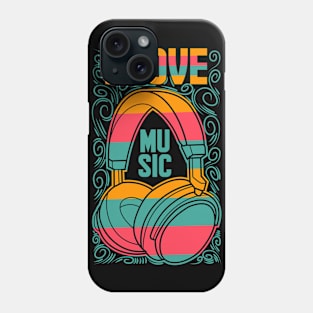 I Love Music Phone Case