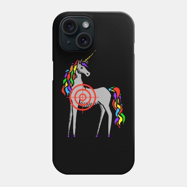 Unicorn Installing Muscles Please Wait TShirt Phone Case by Xizin Gao