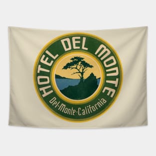 Defunct Hotel Del Monte California Luggage Label Tapestry