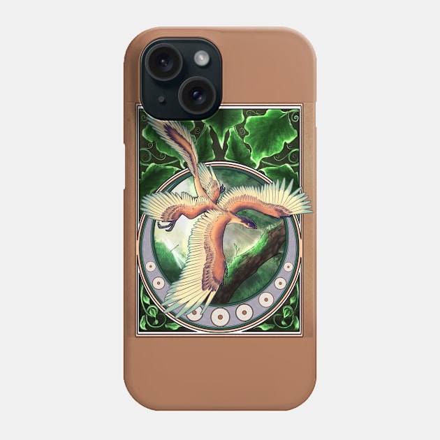 Microraptor Gui Nouveau Phone Case by Radiantglyph