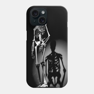 human anatomy - black shirt Phone Case