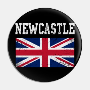 Newcastle England Union Jack Pin