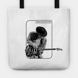 Stevie Black White Tote