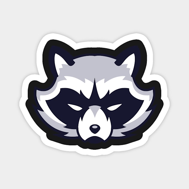 Funny Angry Raccoon Magnet by Nirvanibex