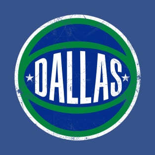 Dallas Retro Ball - Royal T-Shirt