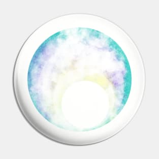 Colorful Abstract Orb Pin