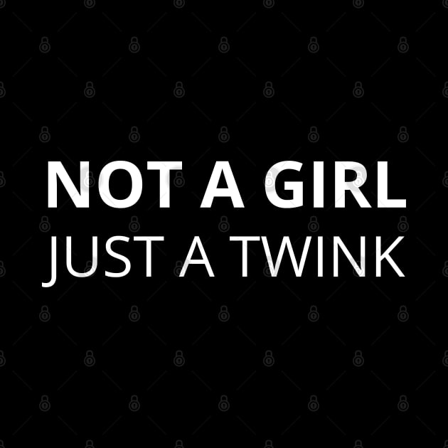 not a girl just a twink by mdr design