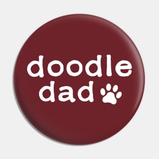 doodle dad with paw Pin