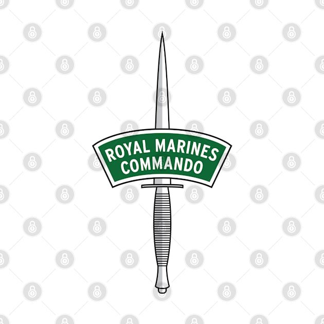 Royal Marines Commando Insignia by Mandra