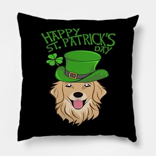 Happy Saint Patrick's Day Labrador Retriever Pillow