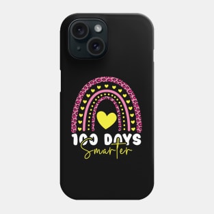 100 Days Smarter 100th day of school Phone Case