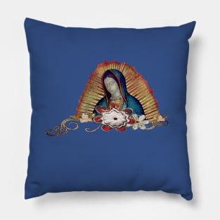 Our Lady of Guadalupe Mexican Virgin Mary Mexico Tilma 102 Pillow