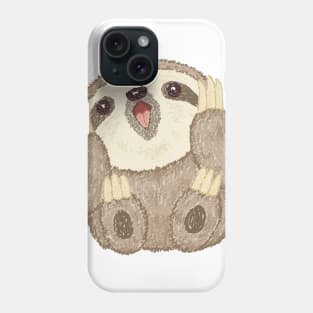 Surprised Sloth Phone Case