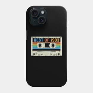 Best Of 1993 31st Birthday Gifts Cassette Tape Vintage Phone Case