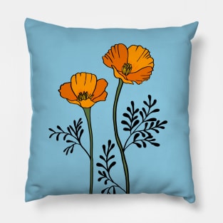 California State Flower Pillow