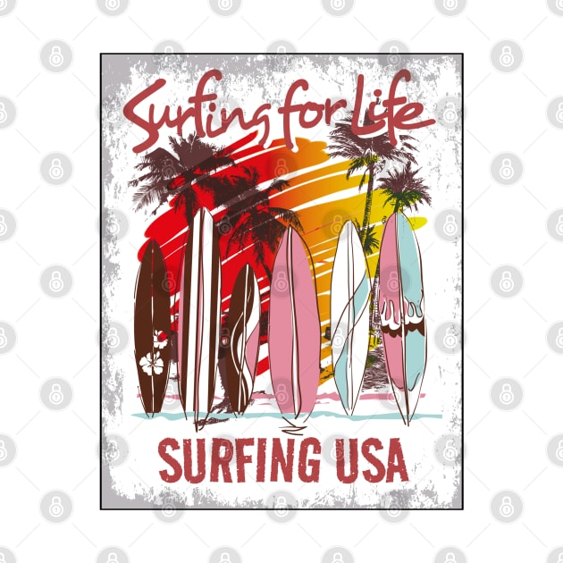 Surfing For Life by Wilcox PhotoArt