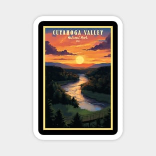 Cuyahoga Valley National Park Travel Poster Magnet