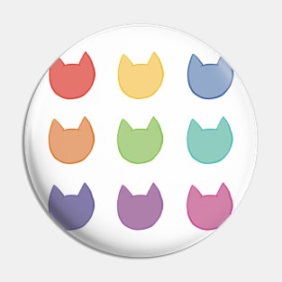 Rainbow Cats Pin