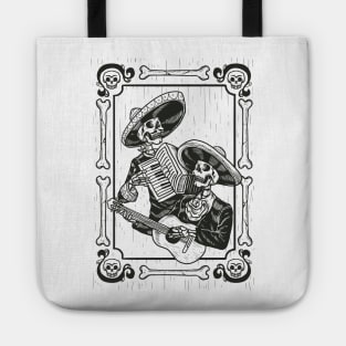 Mariachi Dia De Los Muertos Tote