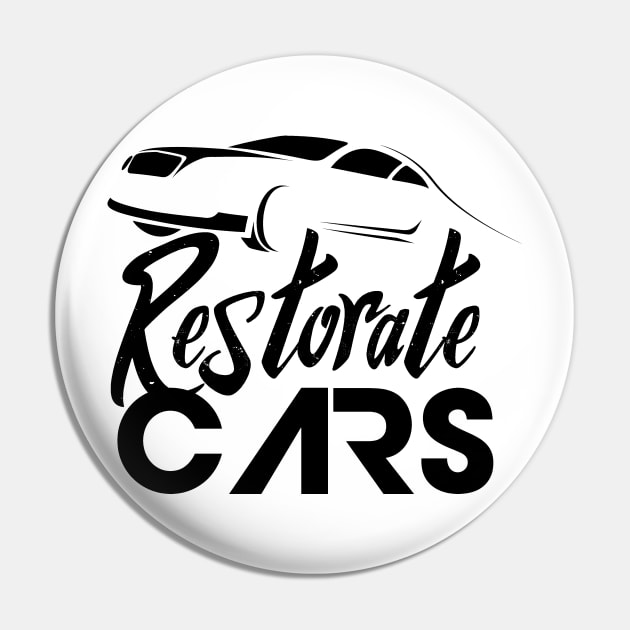 Oldtimer Car Repair Cars Restoration Hobby Pin by dr3shirts