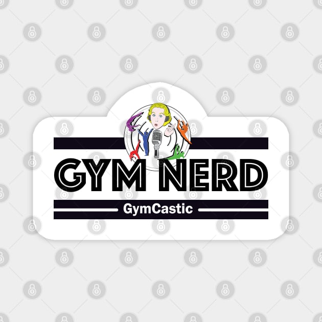 Gym Nerd (black) Magnet by GymCastic